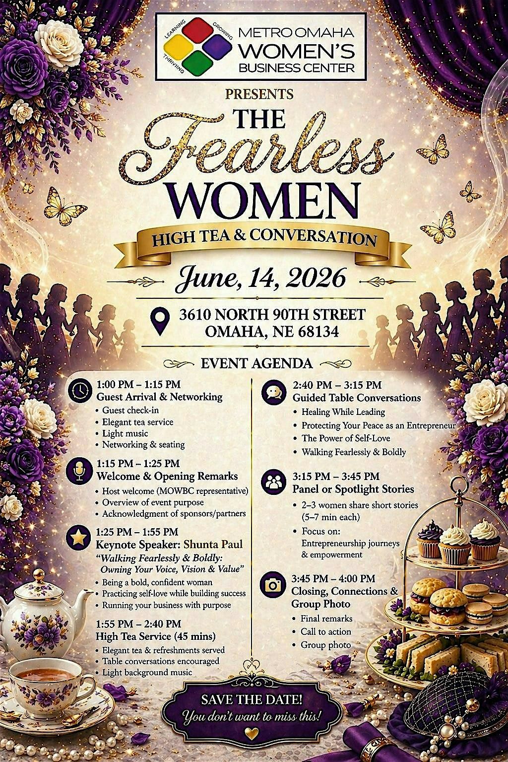 MOWBC Hosts a Fearless Woman "Unique Afternoon Tea"