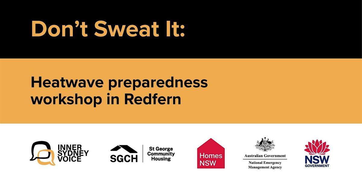 Free Heatwave Preparedness workshop in Redfern