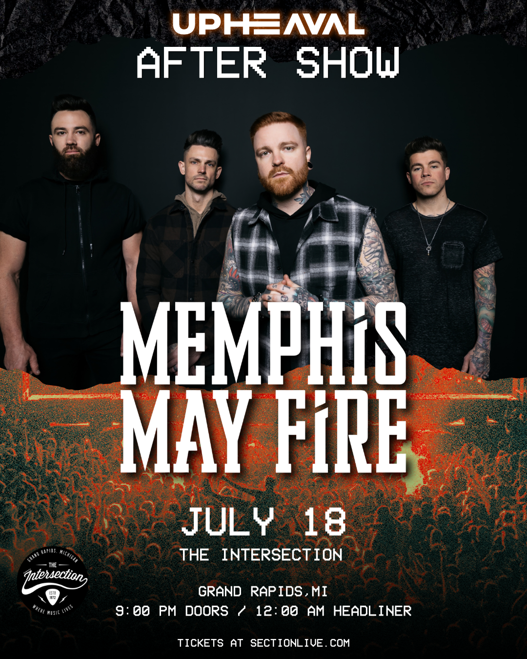 Memphis May Fire at Headliners Music Hall
