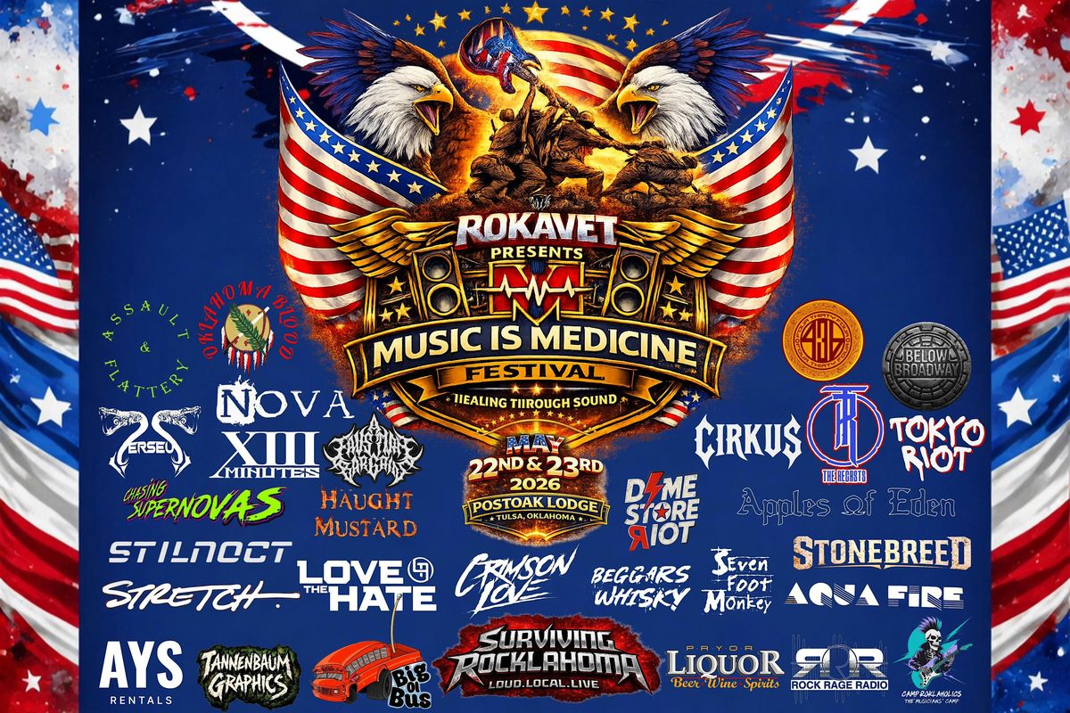 ROKAVET present MUSIC IS MEDICINE Festival