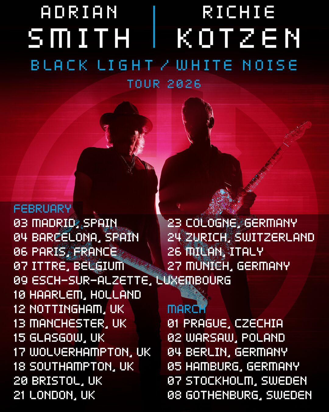 Adrian Smith & Richie Kotzen Barcelona Tickets