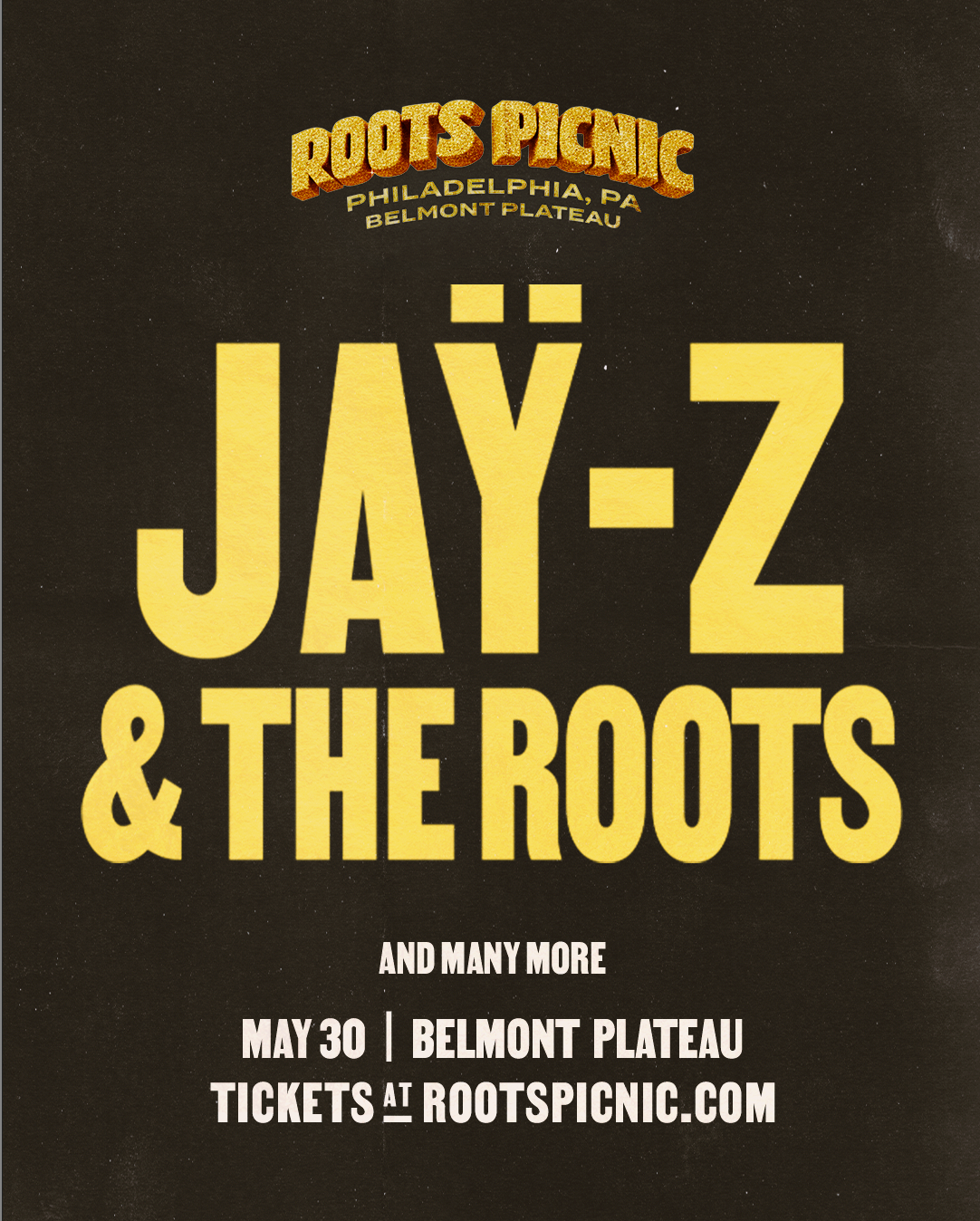 2026 The Roots Picnic - 2 Day Pass at Fairmount Park - Belmont Plateau