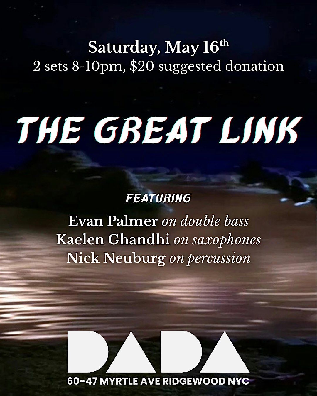 IMPROV JAZZ - The Great Link: Evan Palmer, Kaelen Ghandhi and Nick Neuburg