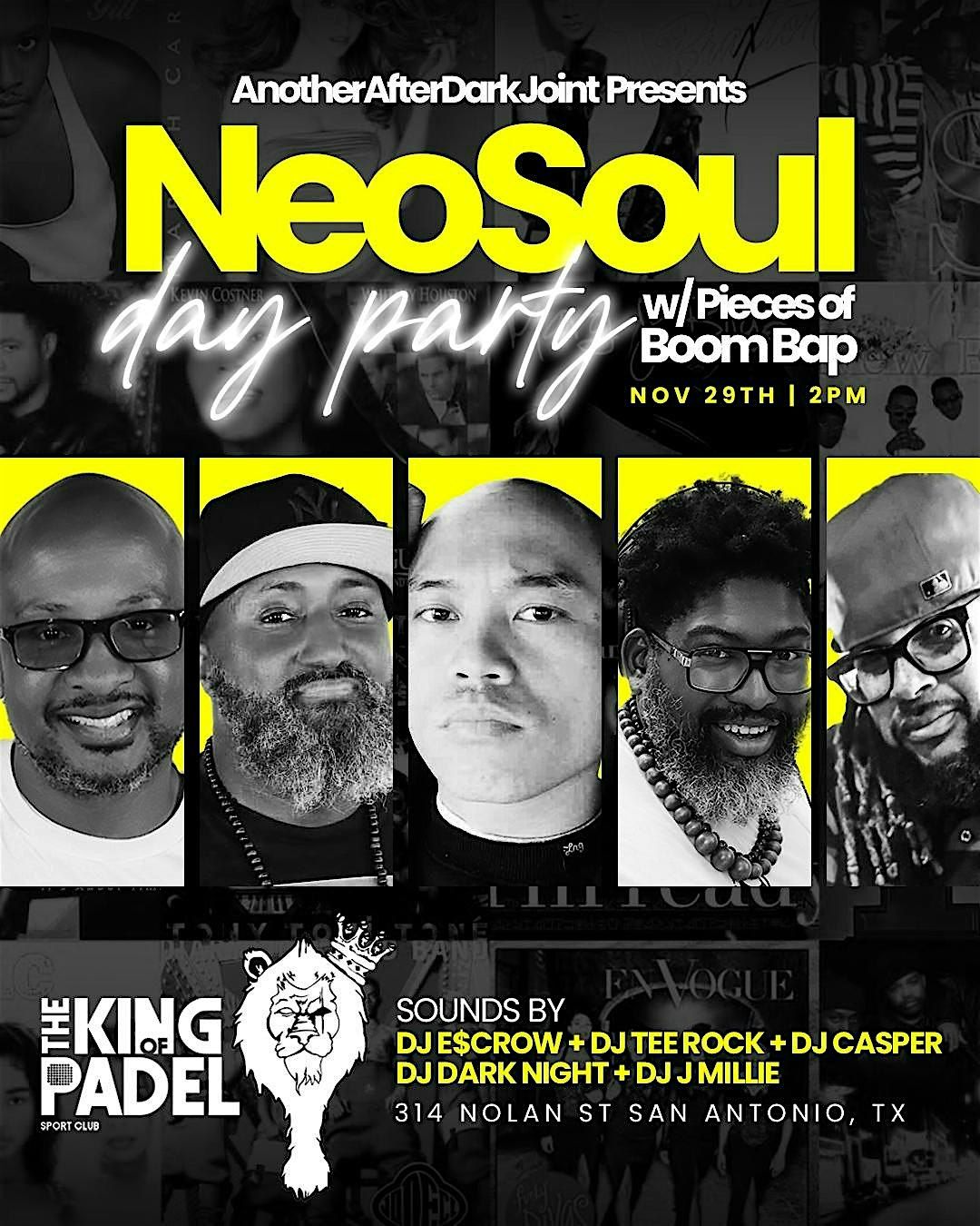 NEO SOUL DAY PARTY w\/ pieces of boom bap