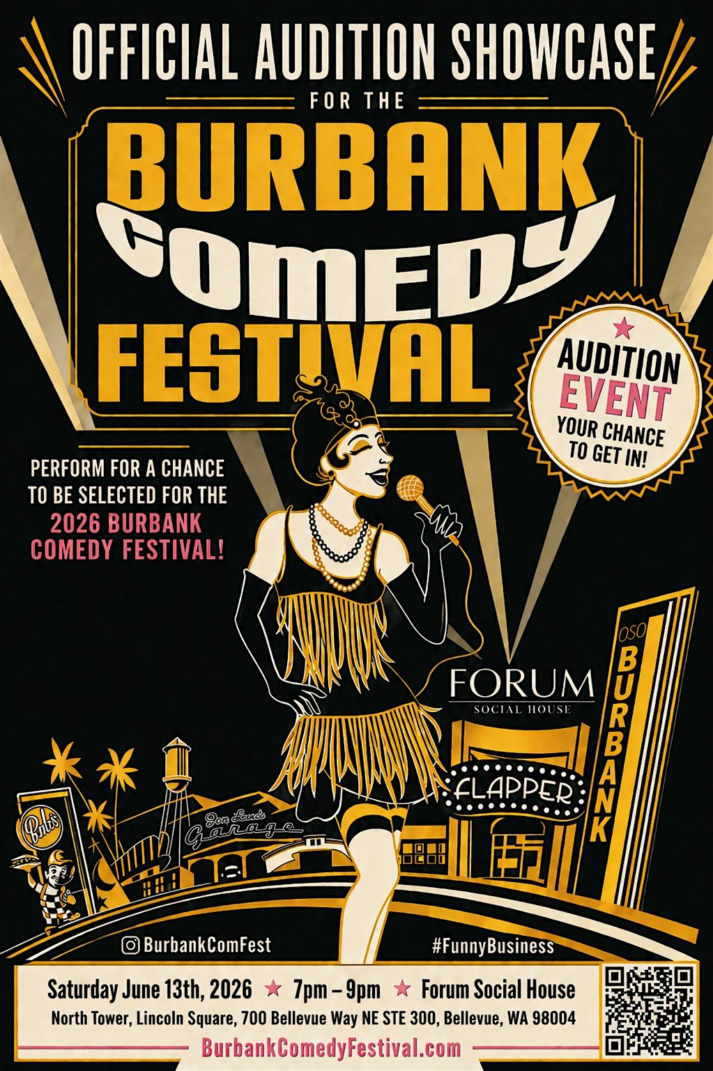 Burbank Comedy Festival PNW Audition Night