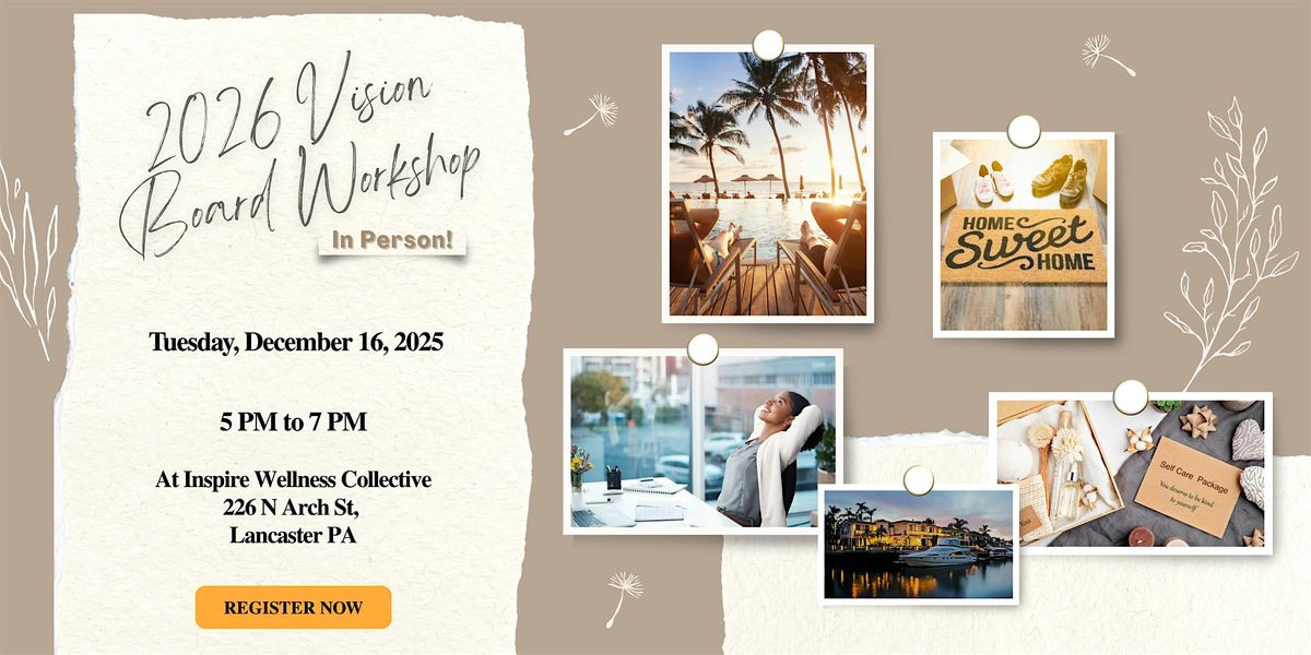 2026 Vision Board Workshop