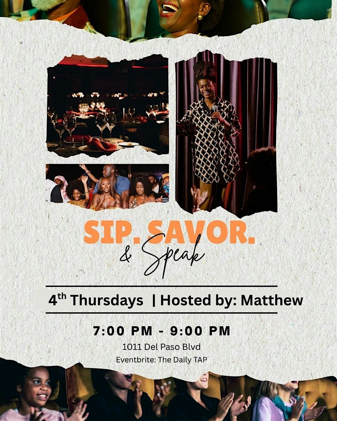 Sip. Savor. & Speak Poetry