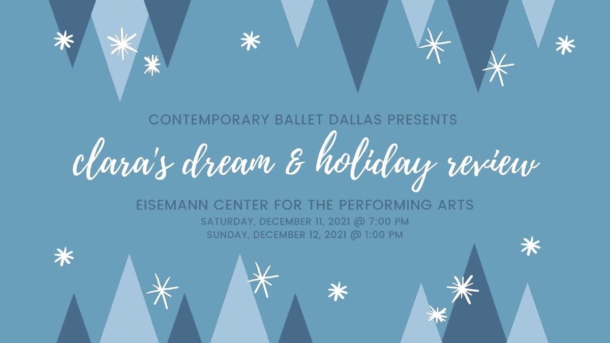 The School of Contemporary Ballet Dallas: Clara's Dream & Holiday Revue