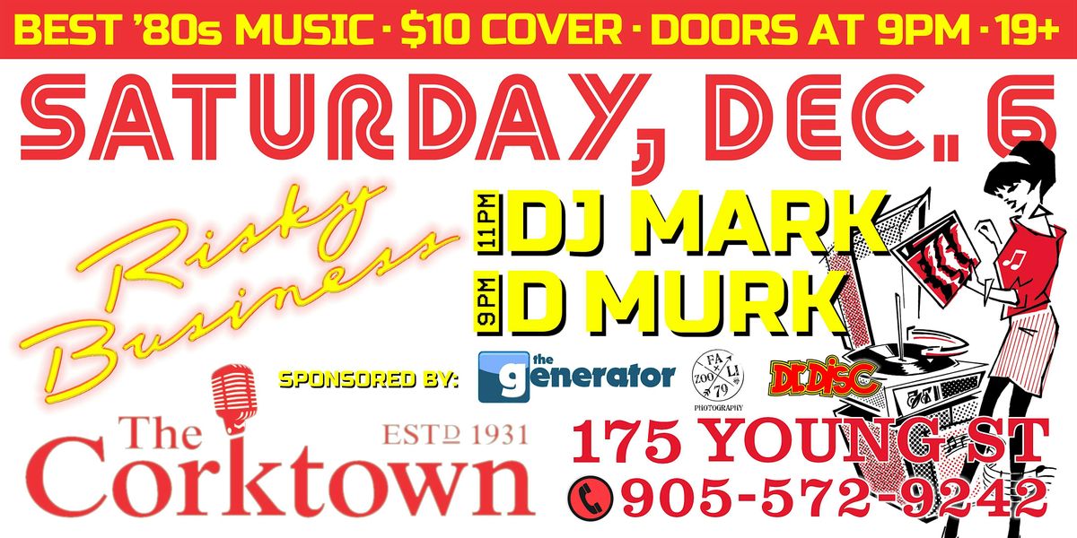 Risky Business '80s Night - Saturday, December 6, 2025