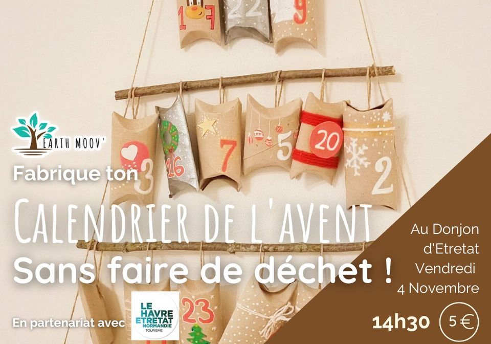 Atelier Calendrier de L'avent Z\u00e9ro D\u00e9chet !
