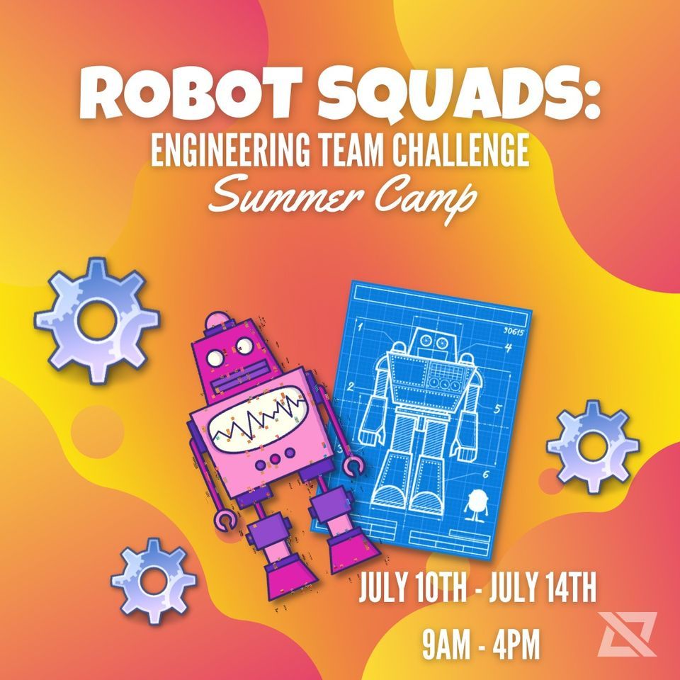 Robot Squads Engineering Team Challenge 5Day Camp iCode Corning, Painted Post, NY July 10