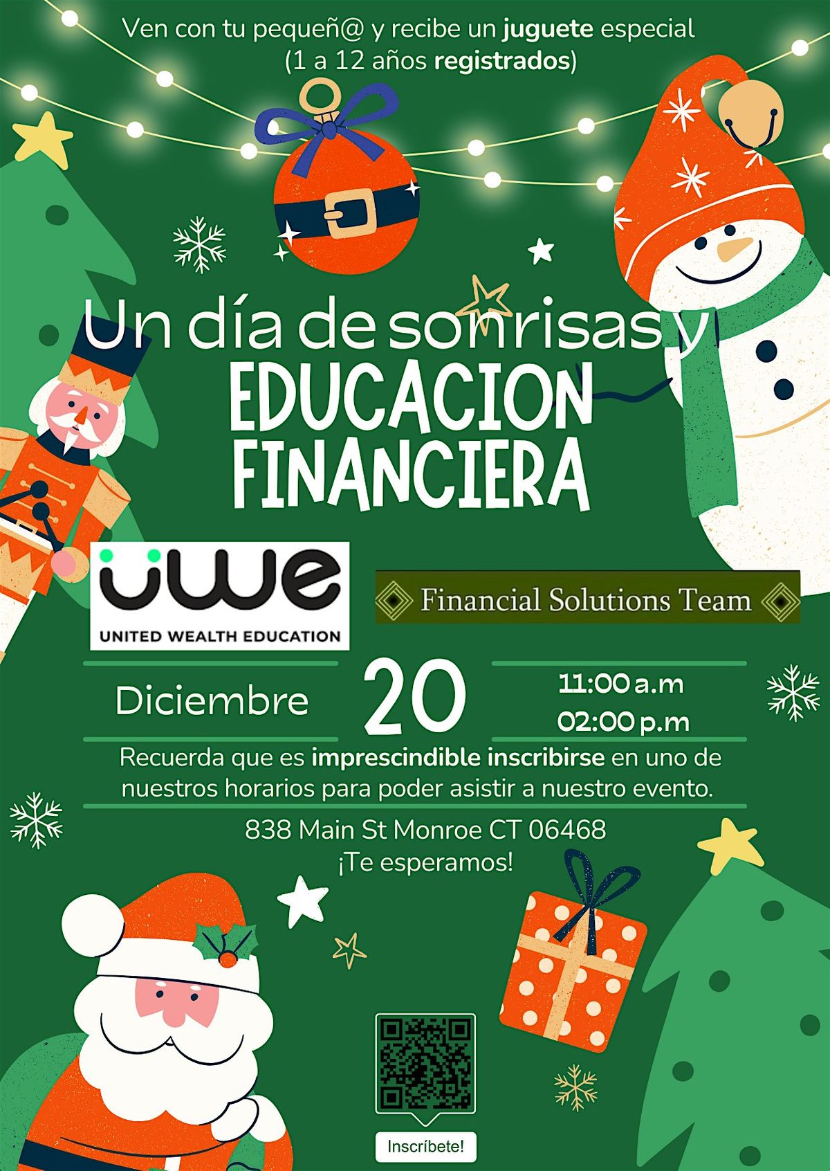 Un d\u00eda de sonrisas y educaci\u00f3n financiera