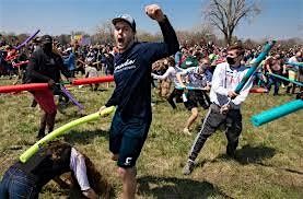 Pool noodle fight