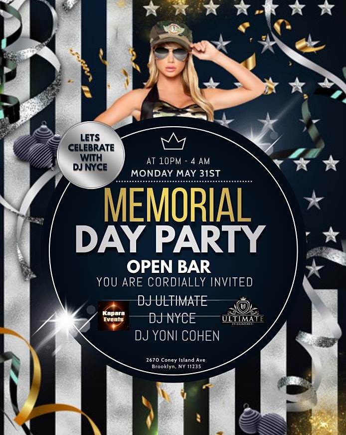 Memorial Day Party After Hours 2670 Coney Island Ave Brooklyn Ny May 31 To June 1