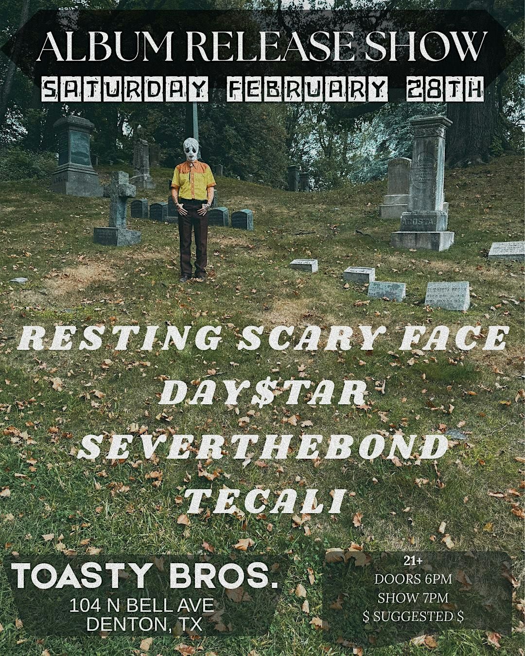 RESTING SCARY FACE - ALBUM RELEASE