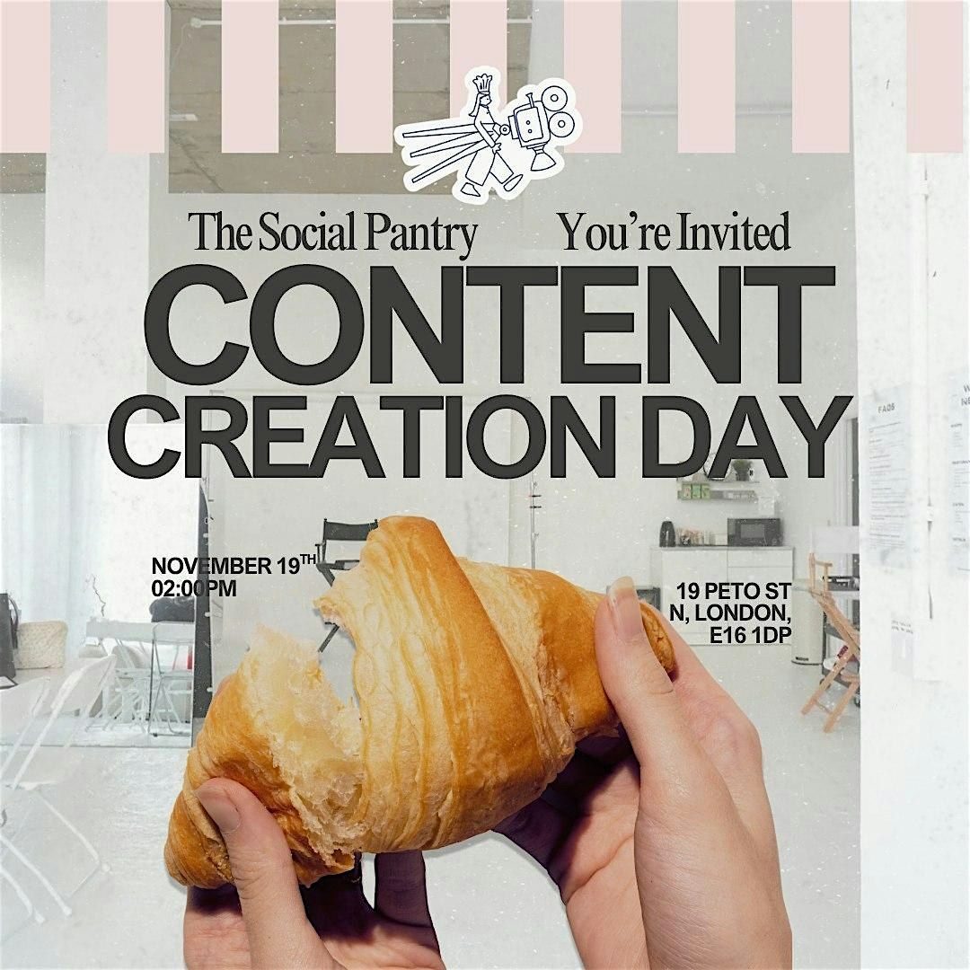 Social Media & Content Creation Workshop \u2014 London