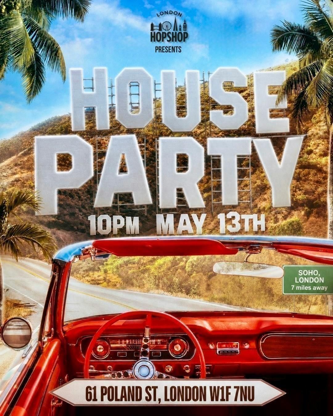 LONDON HOPSHOP PRESENTS : BOLLYWOOD HOUSE PARTY 13\/05 