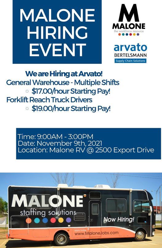 Job Fair! 2500 Export Dr, Louisville, KY 402193501, United States