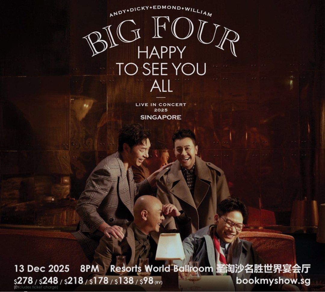Big Four: Andy Hui Dickey Cheung William So & Edmond Leung