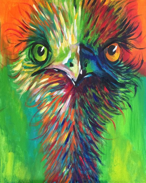 Funky Emu at Paint Pinot - Studio 1, Braddon Canberra