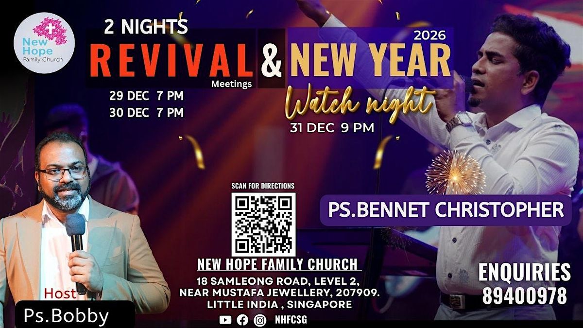 REVIVAL NIGHT & NEWYEAR  Service with BENNET CHRISTOPHER