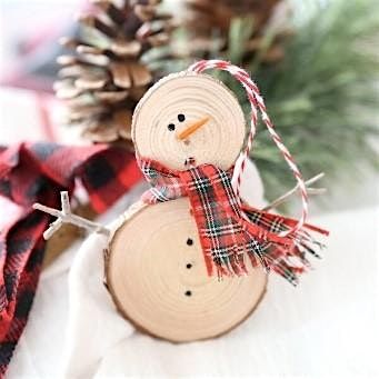 Snowman Tree Cookie Ornaments Crafting for Seniors!