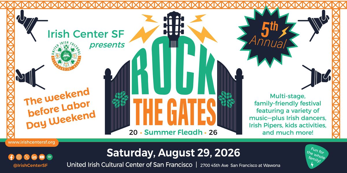 5th Annual Rock the Gates Summer Fleadh
