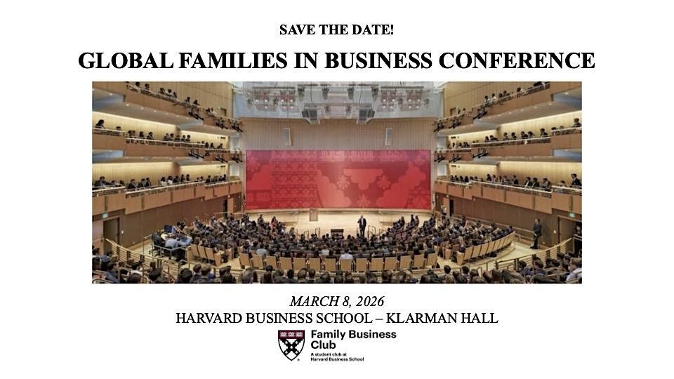 Global Families in Business Conference 2026