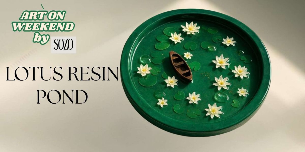 RESIN LOTUS POND