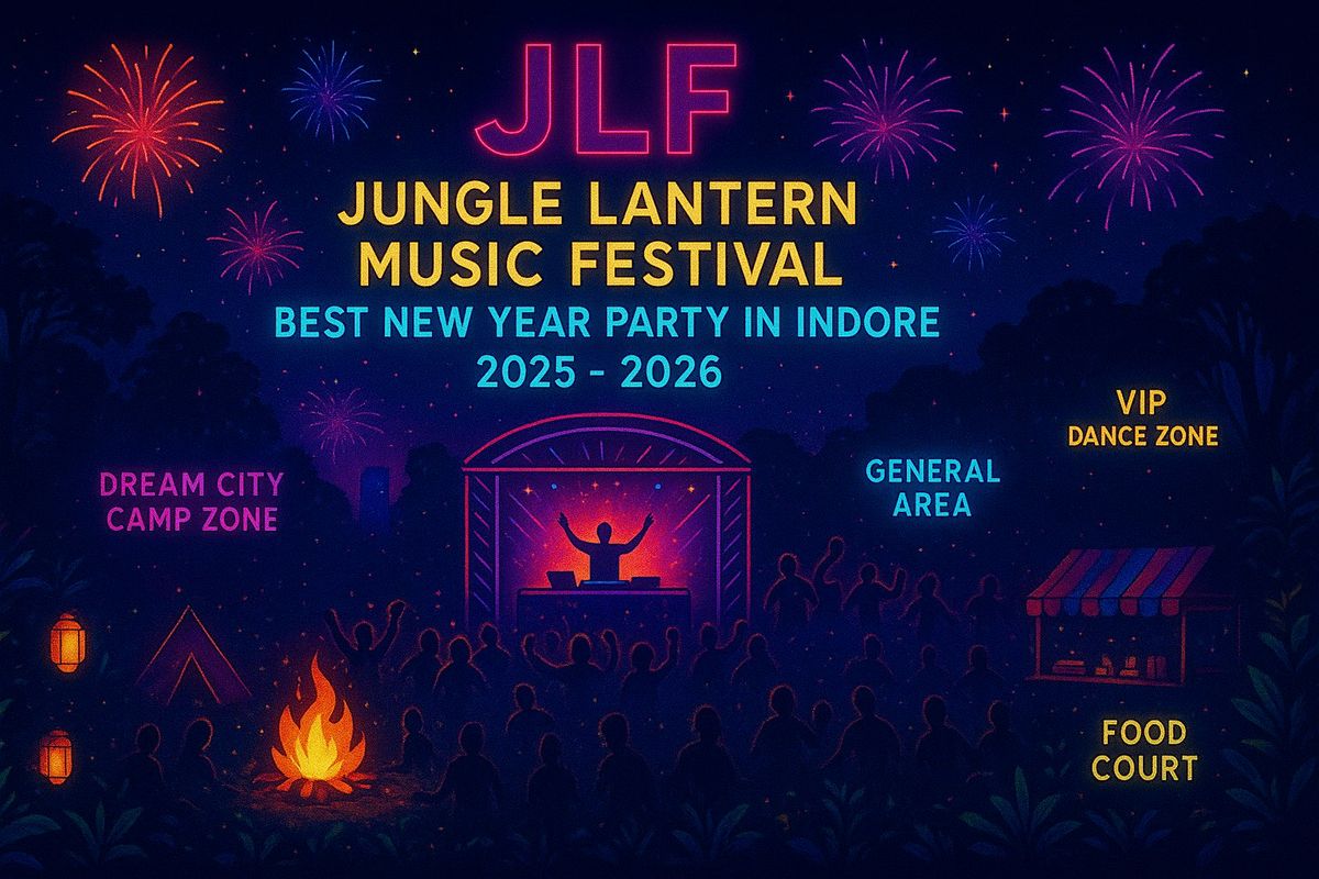 Best New Year Party in Indore 2025 - Jungle Lantern Festival | JLF | NYE
