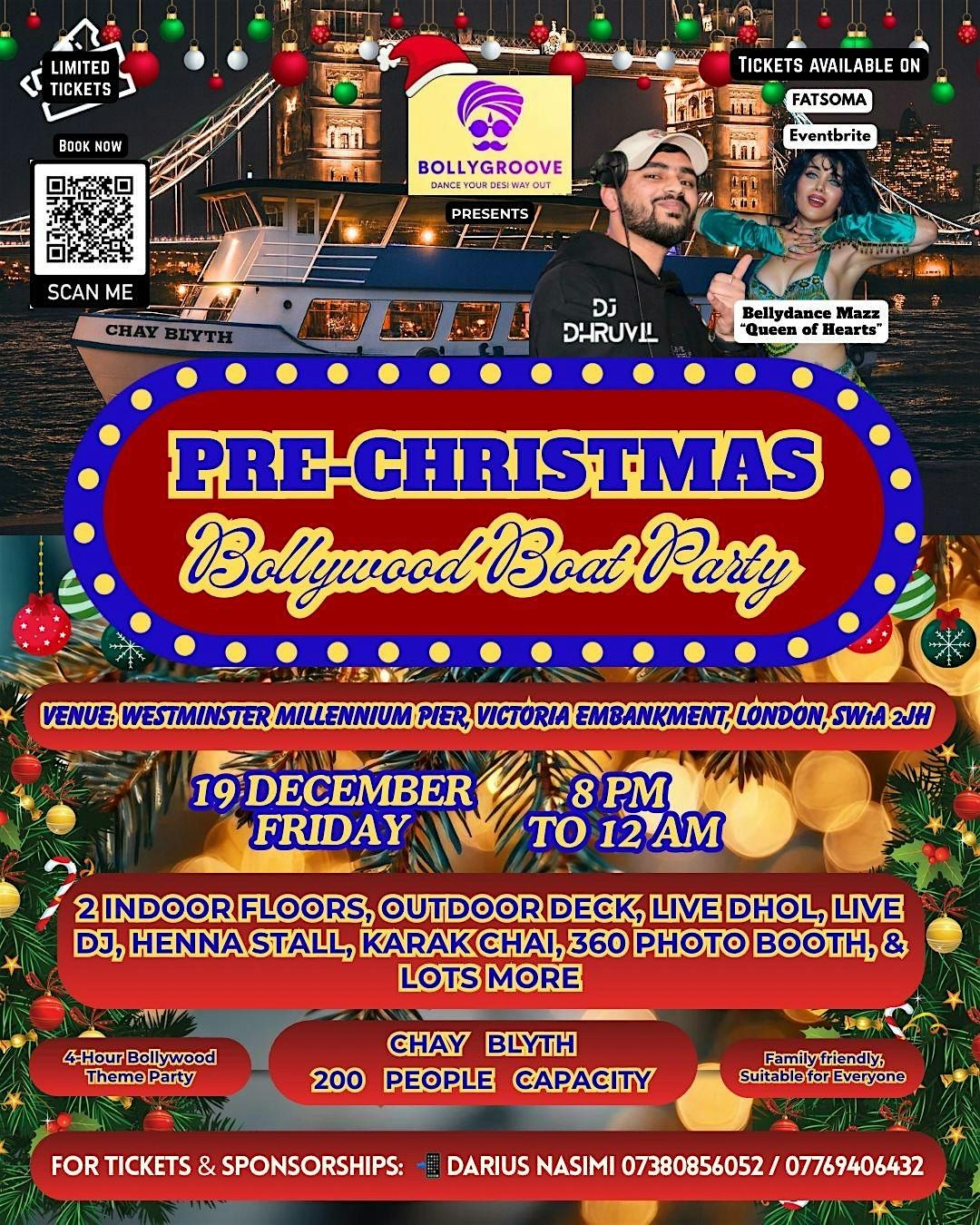PRE-CHRISTMAS BOLLYWOOD BOAT PARTY IN LONDON 2025
