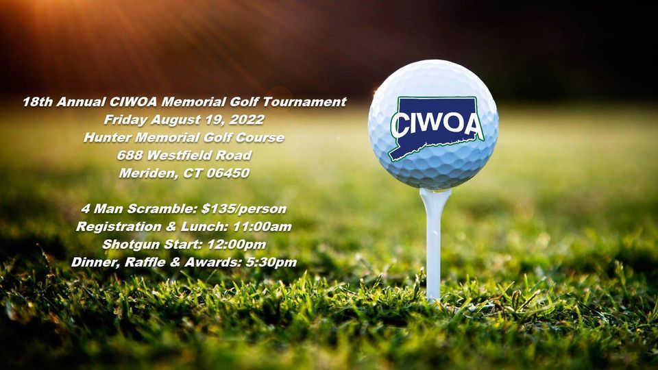 18th Annual CIWOA Memorial Golf Tournament Hunter Memorial Golf Club