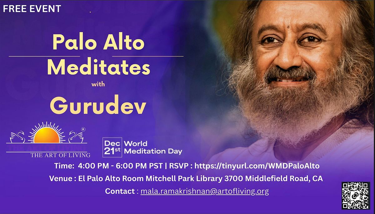 Palo Alto Meditates - World Meditation Day