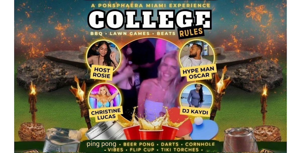College Throwback House Party: A Ponsphaera Experience