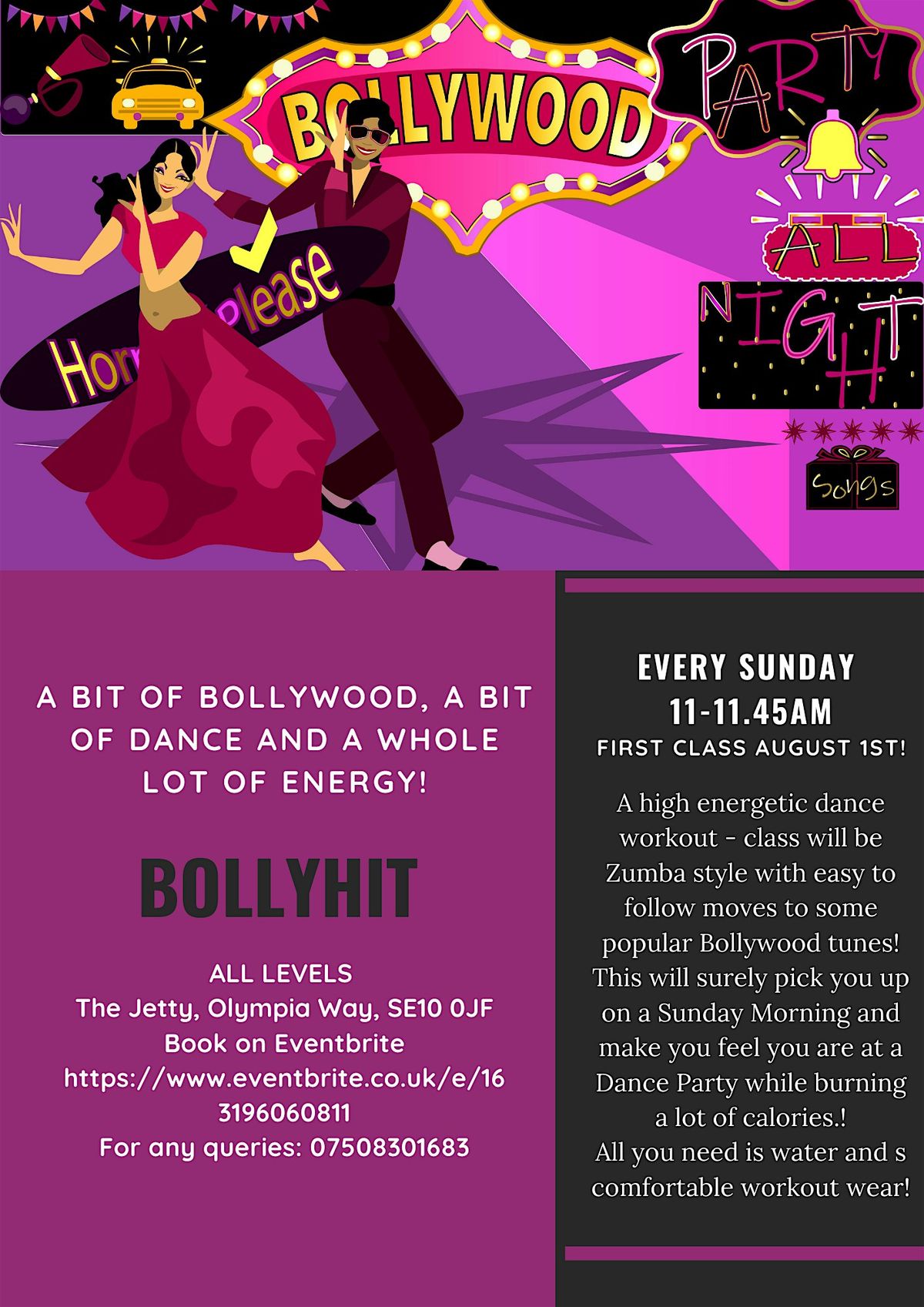 Bollywood Latin Fusion Dance Class (Intermediate)