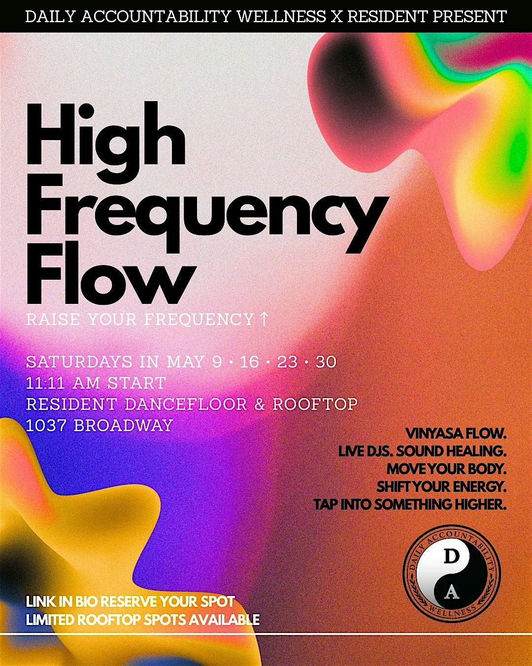 High Frequency Flow: Rooftop Yoga + Sound Healing Experience