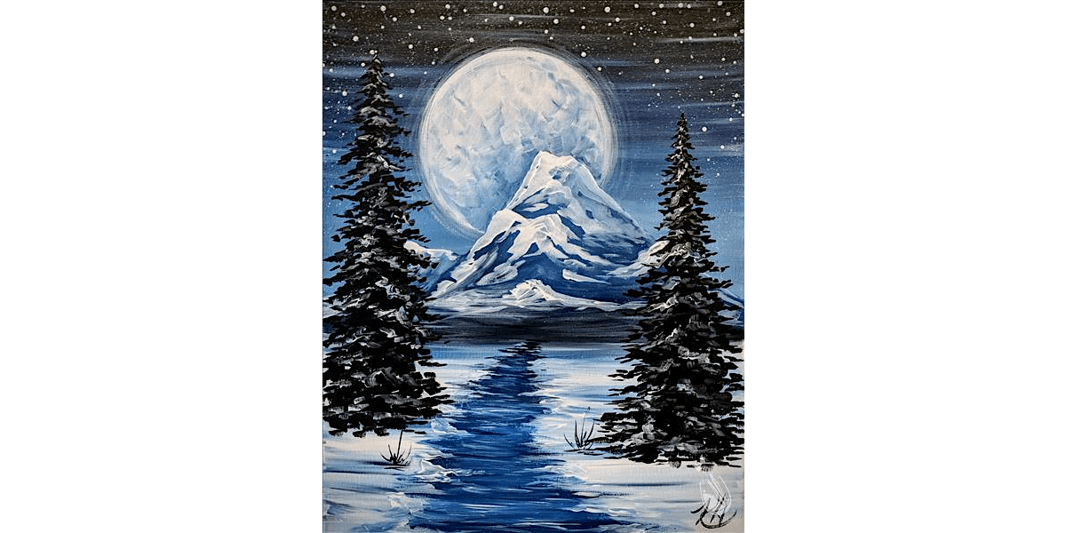 Snowy Mountains - Paint and Sip in San Antonio | Classpop!\u2122