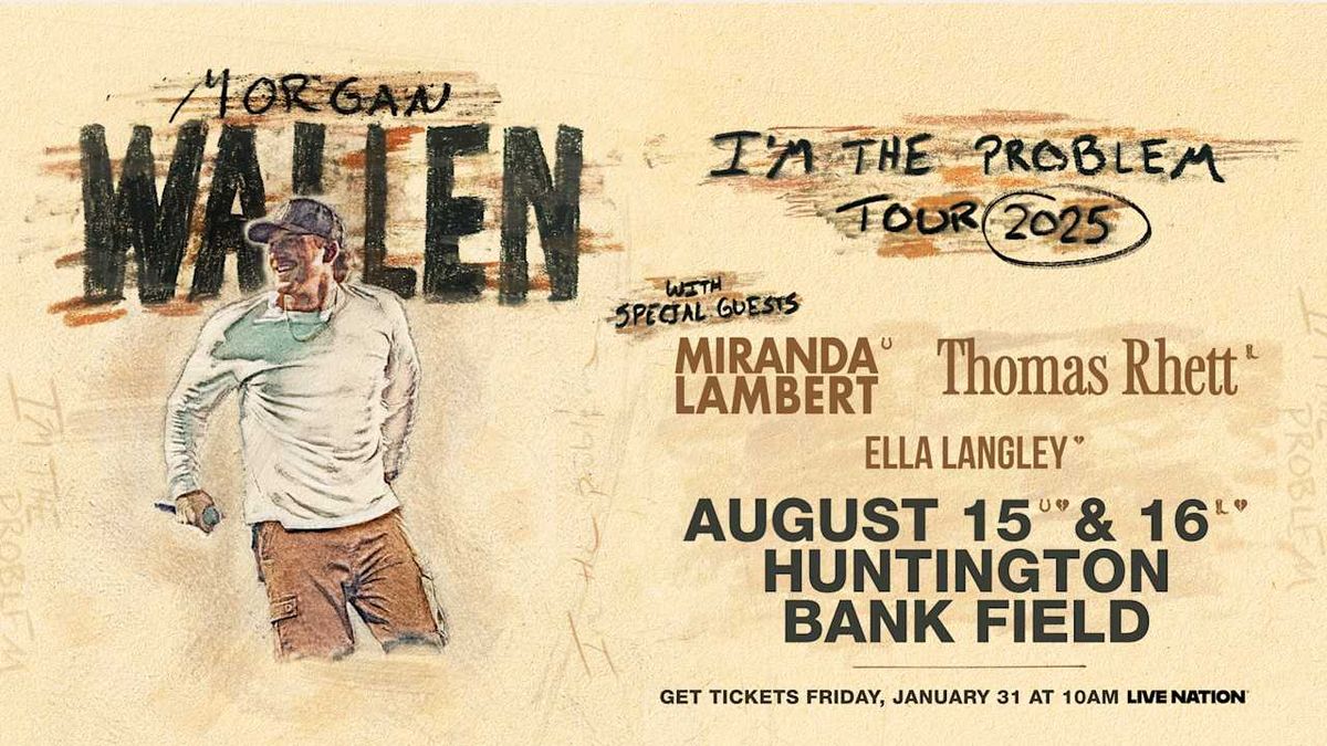 Wallen with Thomas Rhett and Ella Langley Huntington Bank