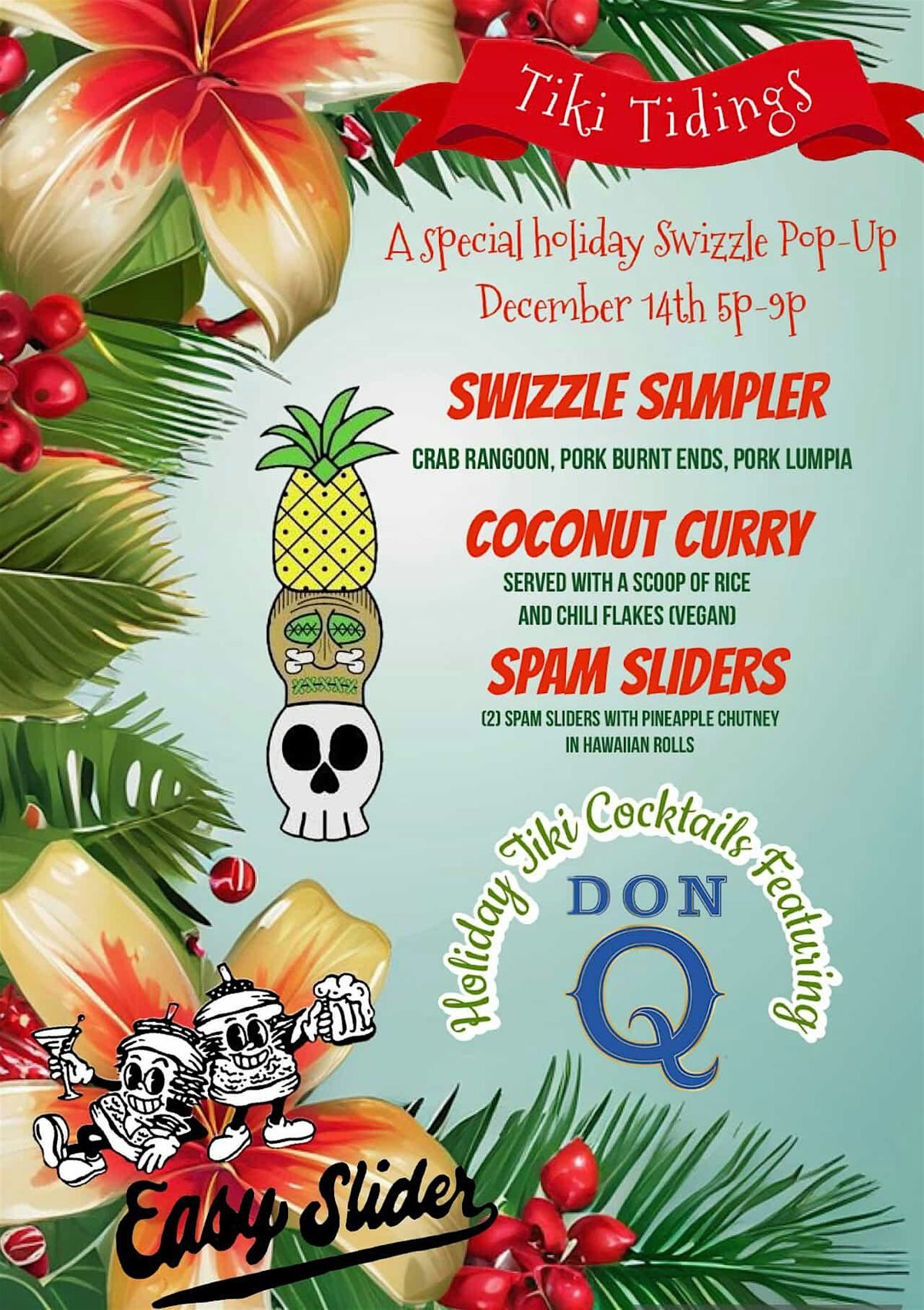 Pop-Up: Tiki Tidings with Swizzle Sponsored by Don Q Spiced Rum