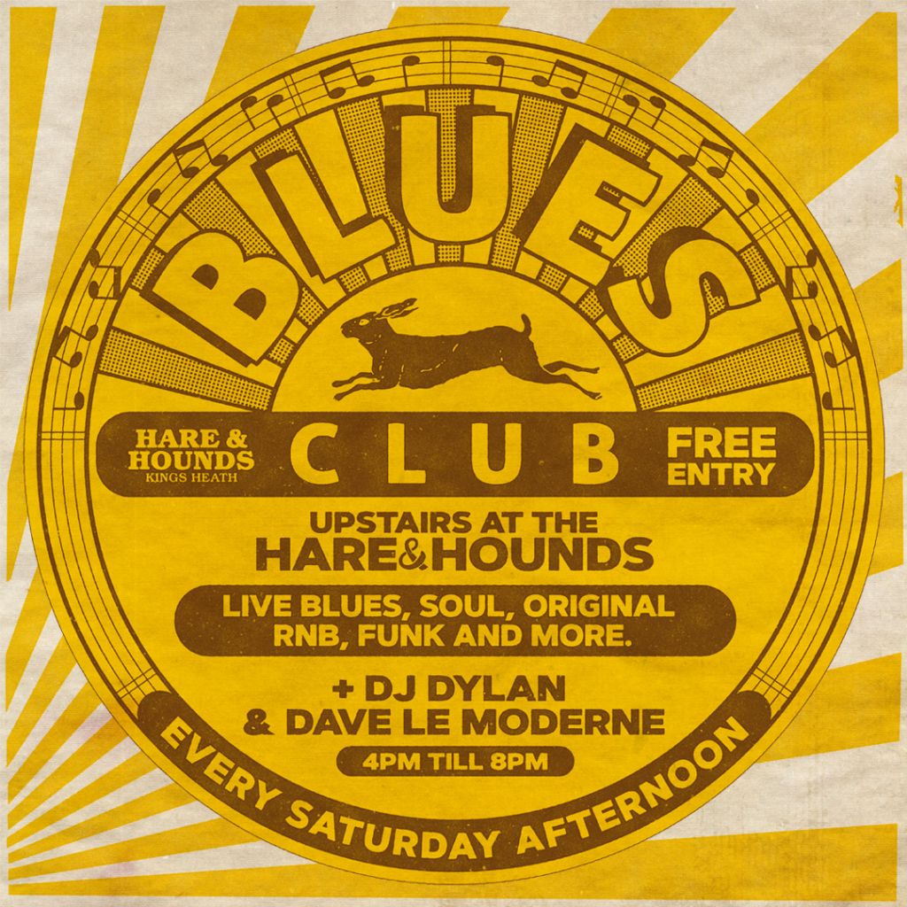 Blues Club - Weekly Saturday Afternoons 