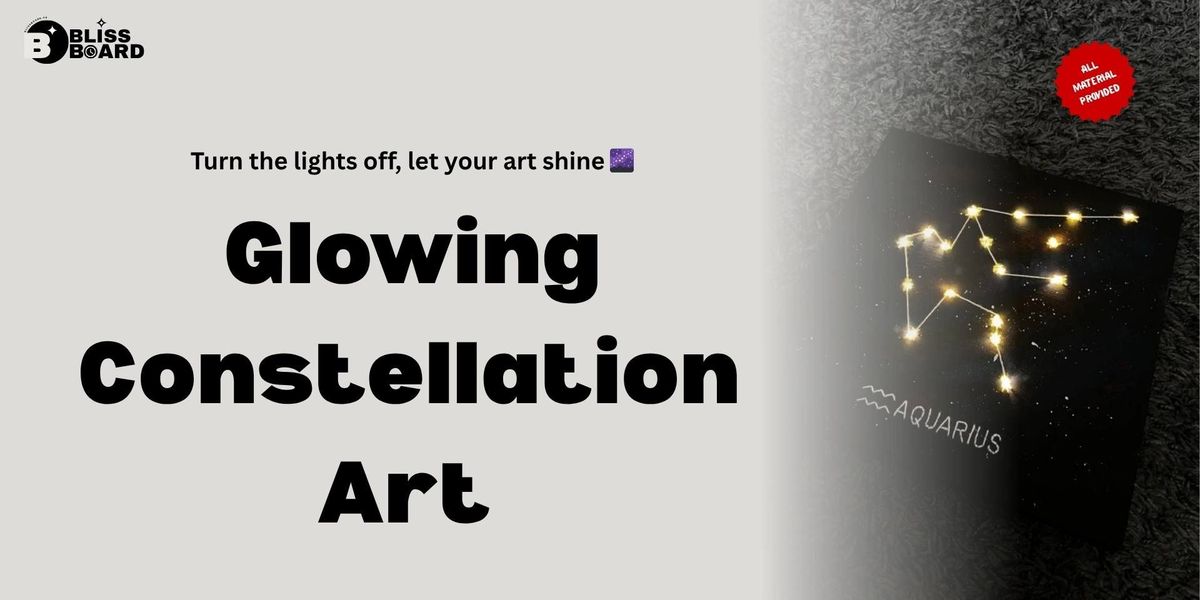 Glowing Constellation Art