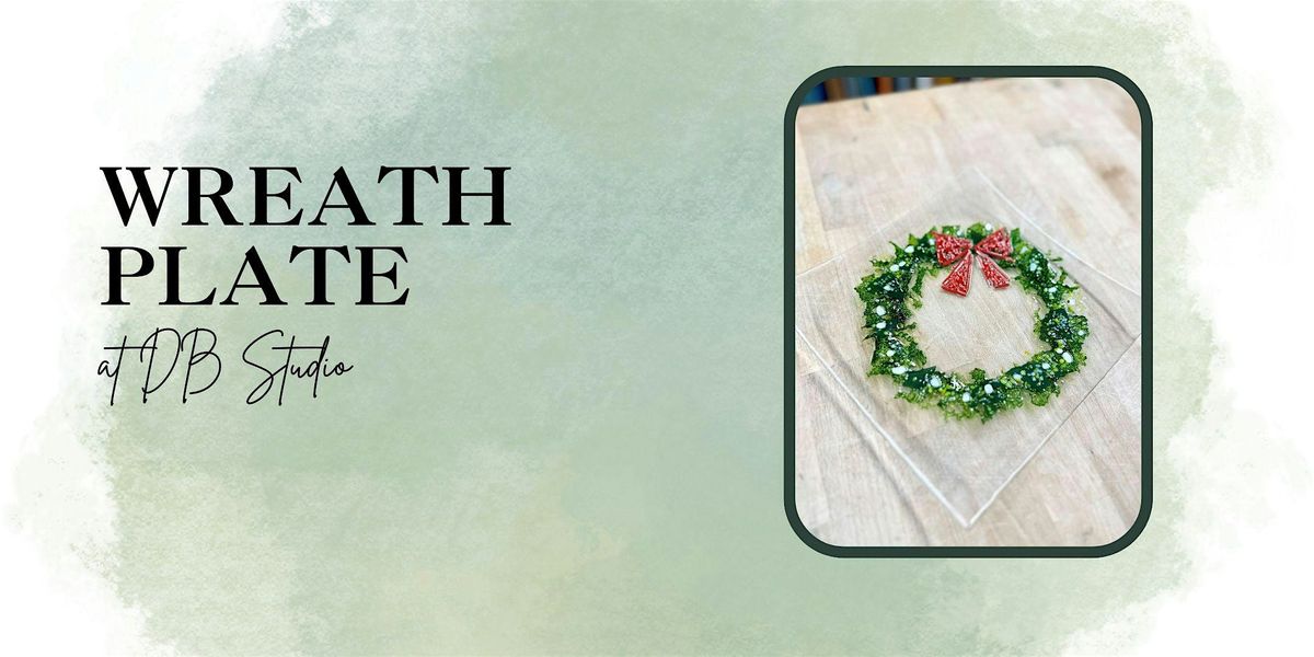 Wreath Plate | db Studio Fused Glass
