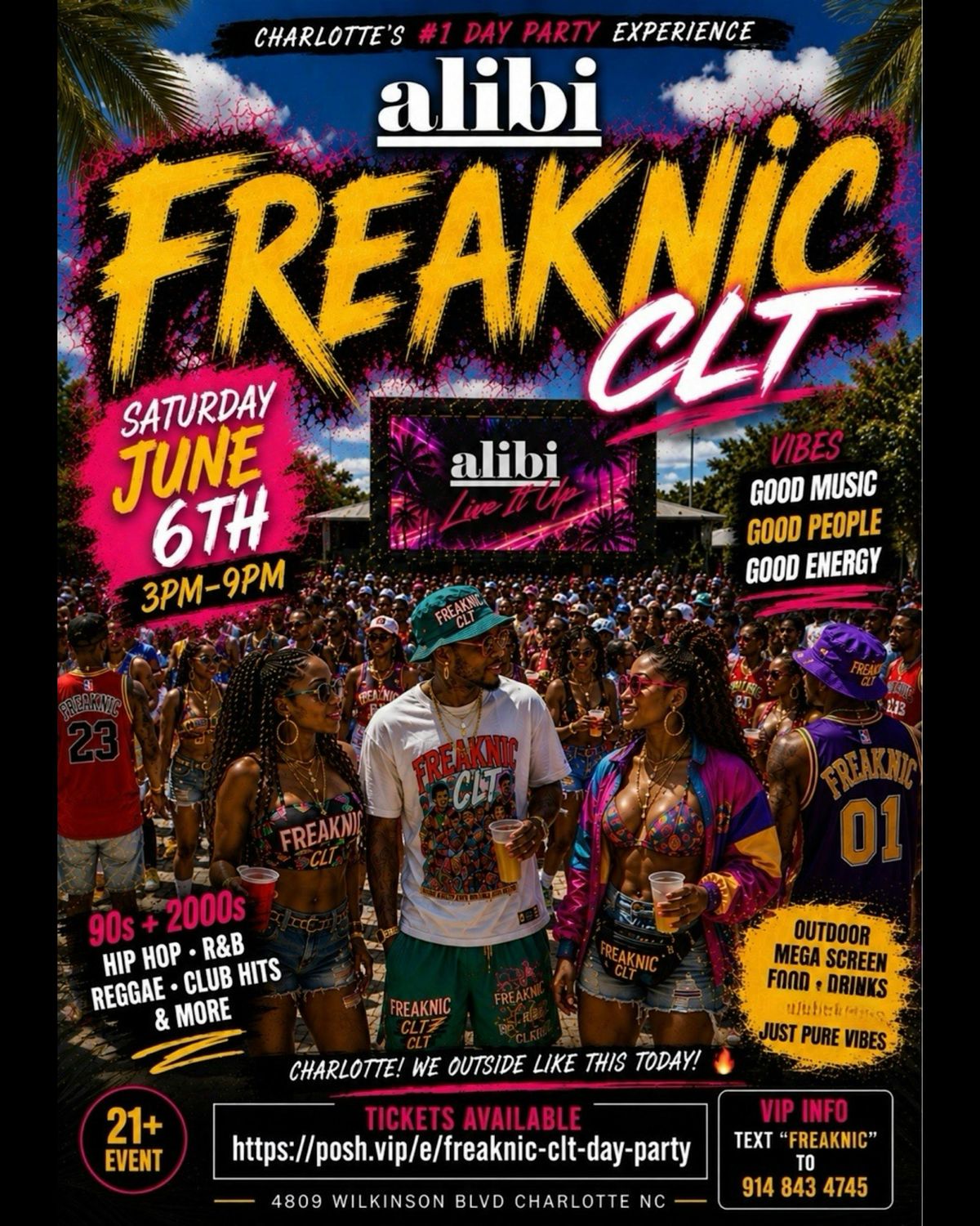 FREAKNIC CLT DAY PARTY!