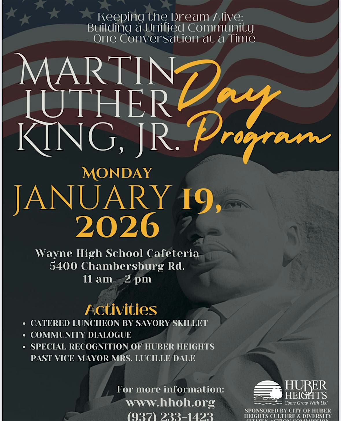 Mlk Program Outline Martin Luther King, Jr. Day Program at Wayne High School, Huber Heights ...