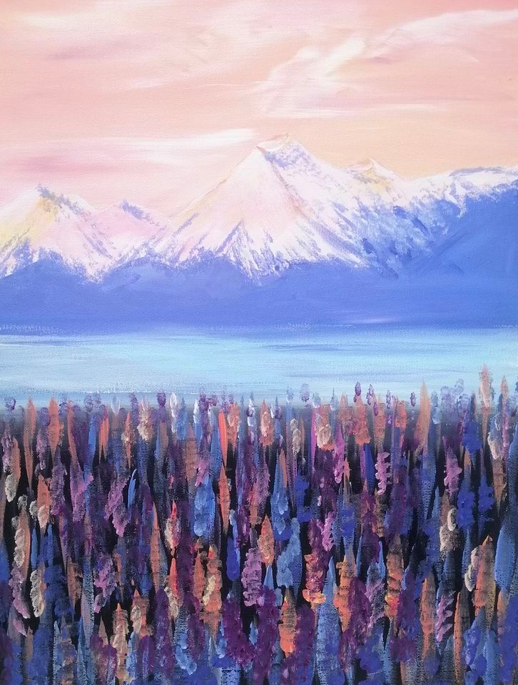 Auckland Paint & Wine Night - Mount Cook