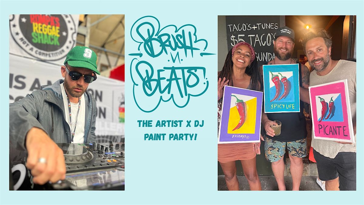 BRUSH 'N BEATS x The Beach Hotel Broadbeach | PAINT & SIP PARTY!