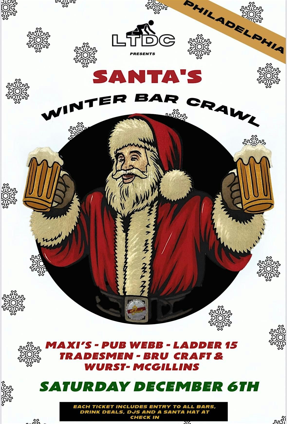 Philadelphia's Santa Crawl