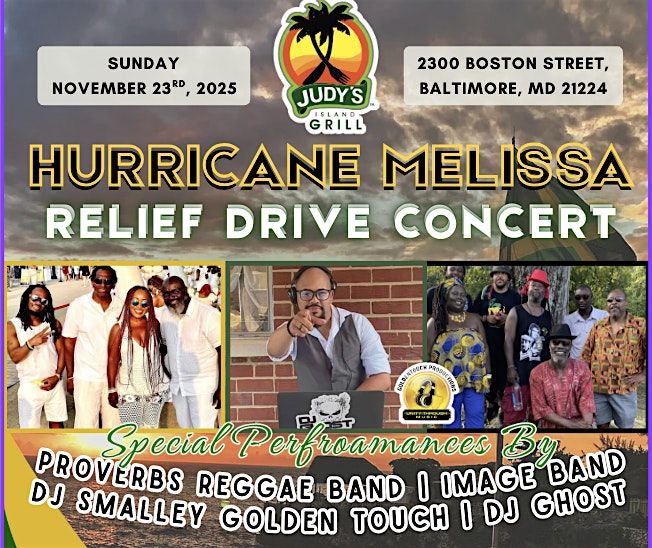 JIG's Hurricane Melissa Relief Drive Concert