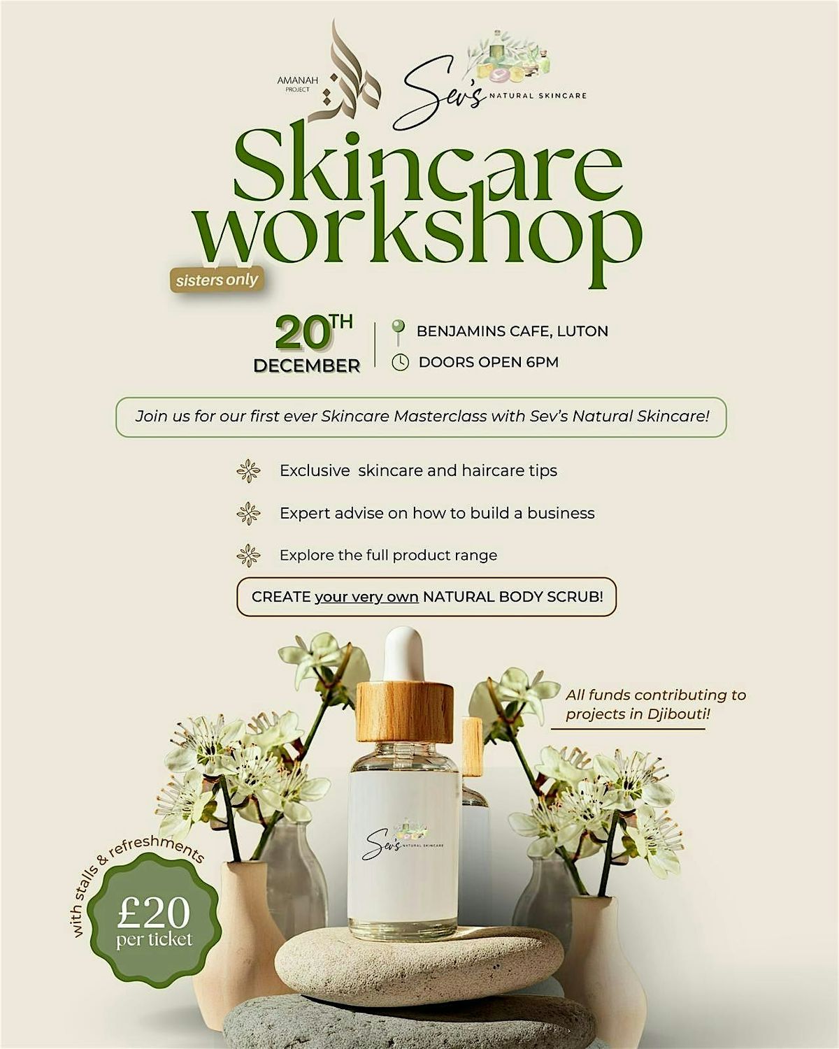 Sisters Skincare Workshop