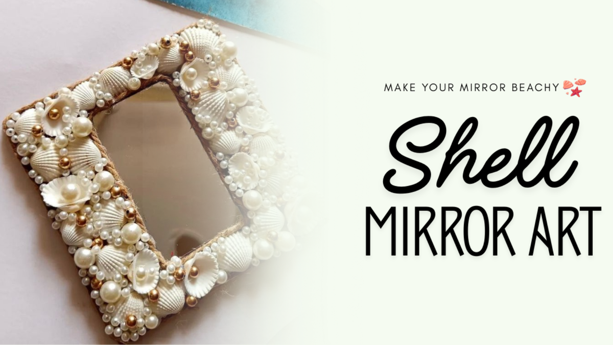 Shell Mirror Art